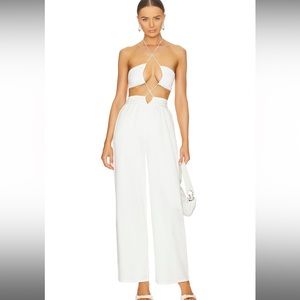 Revolve Superdown White Jumpsuit